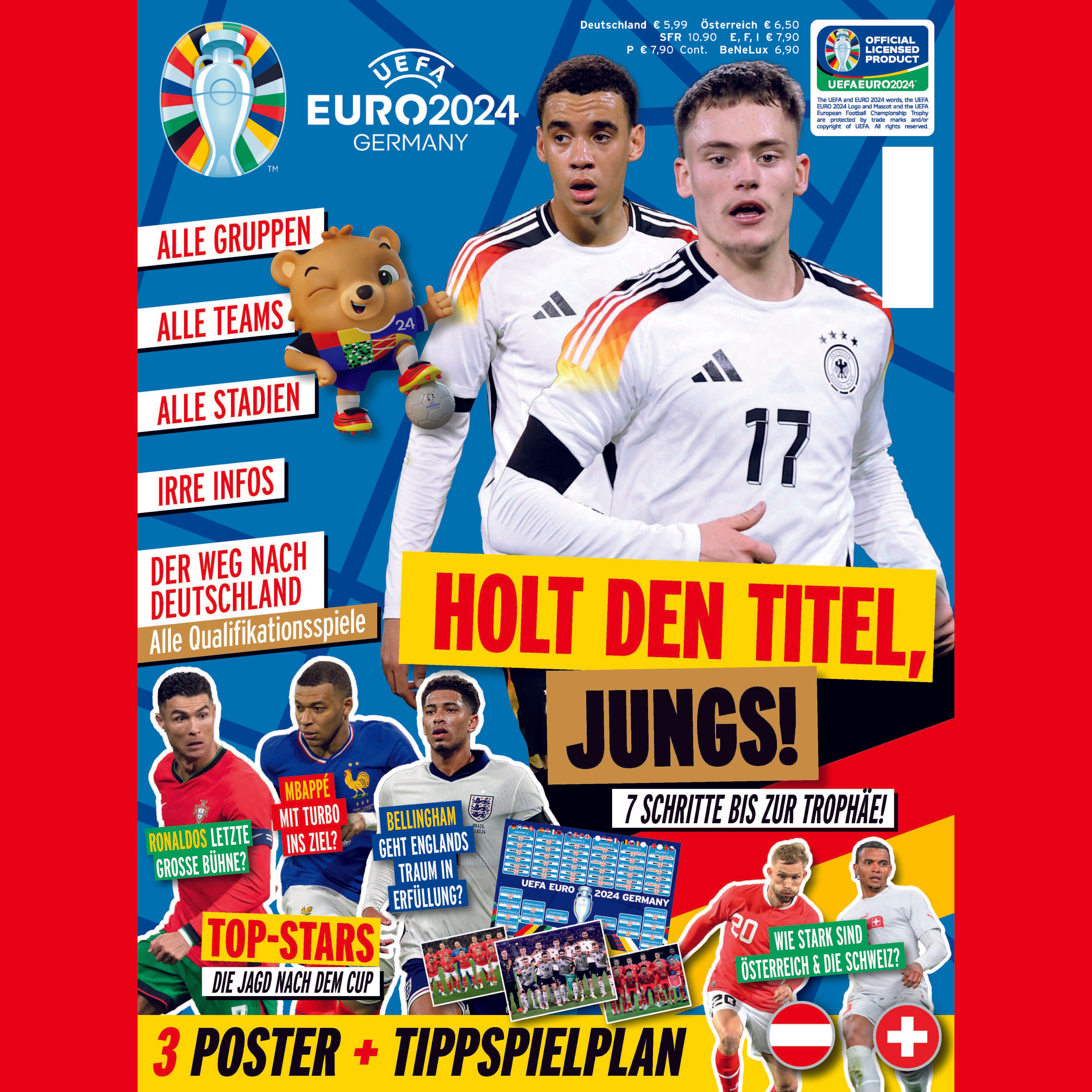 Neues offizielles Magazin zur UEFA EURO 2024